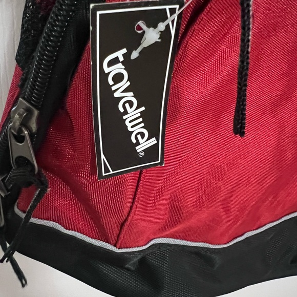 Travelwell Unisex Sling Backpack, 420D Jacquard and Watermark Nylon, Black NWT - Picture 5 of 6